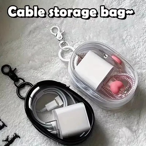 Mini clear zipper bag - clear,