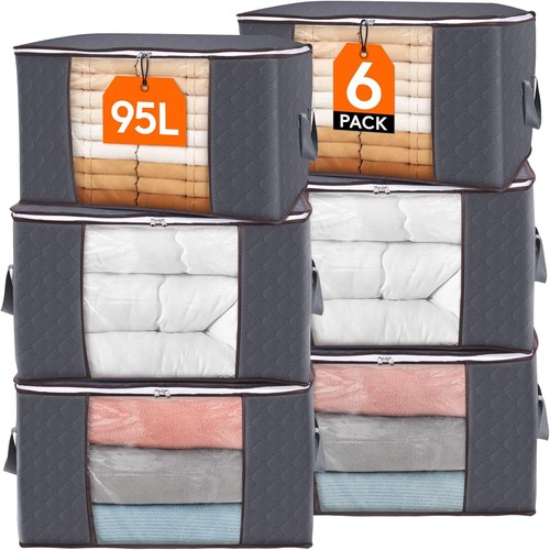 95l clothes storage bags large - clothes,