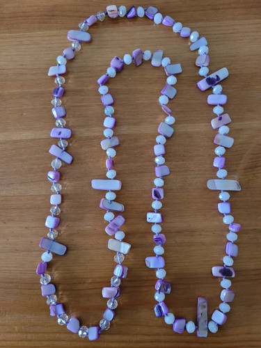 Dante long purple necklace - long,
