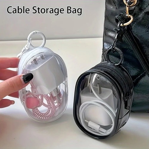 Mini clear zipper - clear,