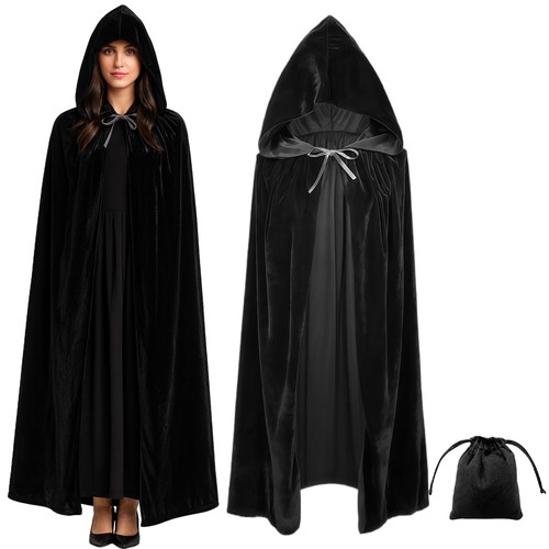 Velvet cloak full - cloak, length