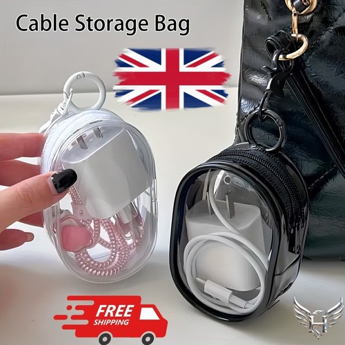 Mini clear zipper bag - clear,