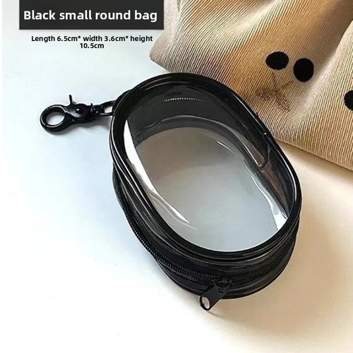 Mini clear zipper bag - clear,